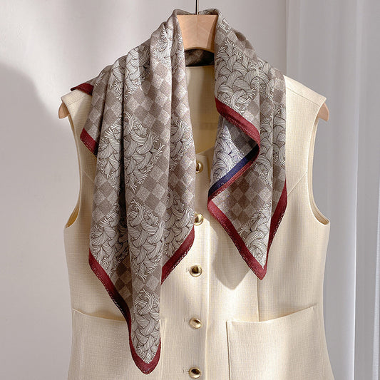 silk/wool scarf