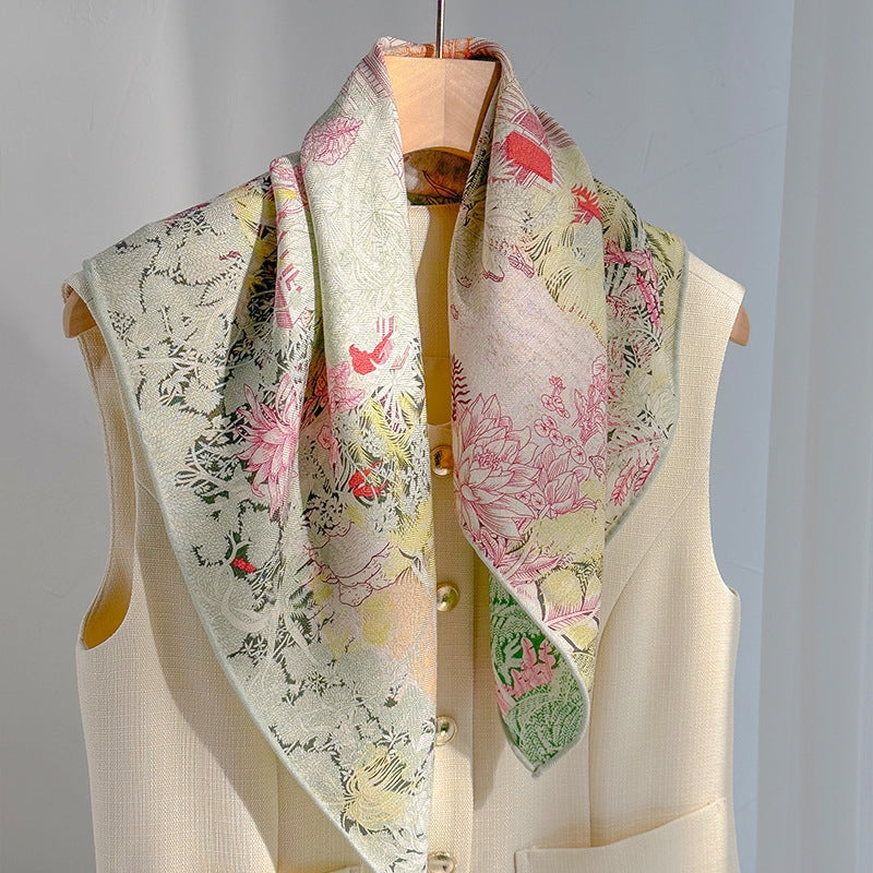 silk/wool scarf