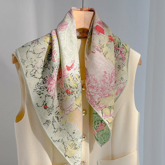 silk/wool scarf