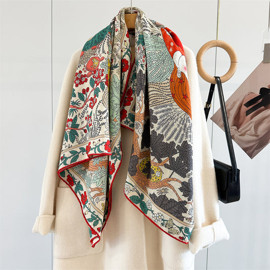 Silk Scarf Mulberry Silk scarf shawl