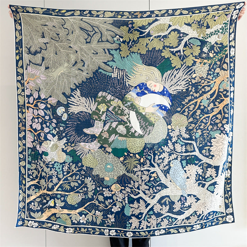 Silk Scarf Mulberry Silk scarf shawl