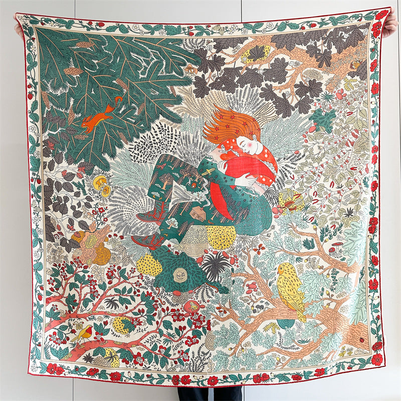 Silk Scarf Mulberry Silk scarf shawl