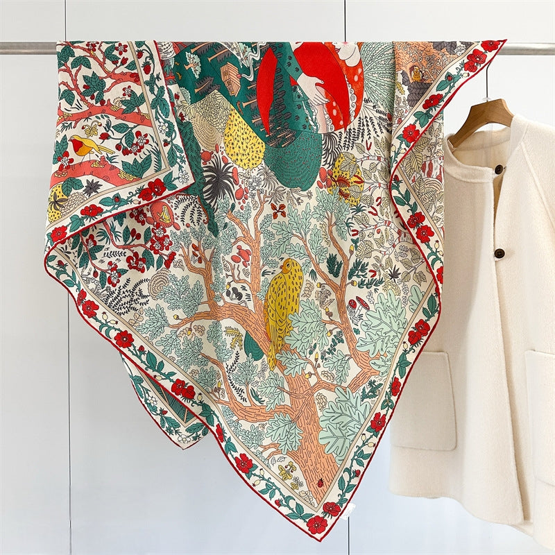 Silk Scarf Mulberry Silk scarf shawl